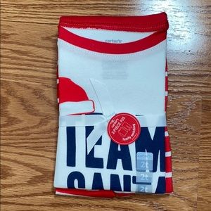 Carter’s 2 piece Team Santa pajamas NWT